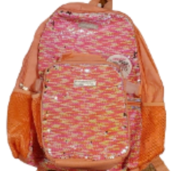 Limited Too Flip Squins Bookbag/Backpack with Lunch Box - Picture 3 of 3